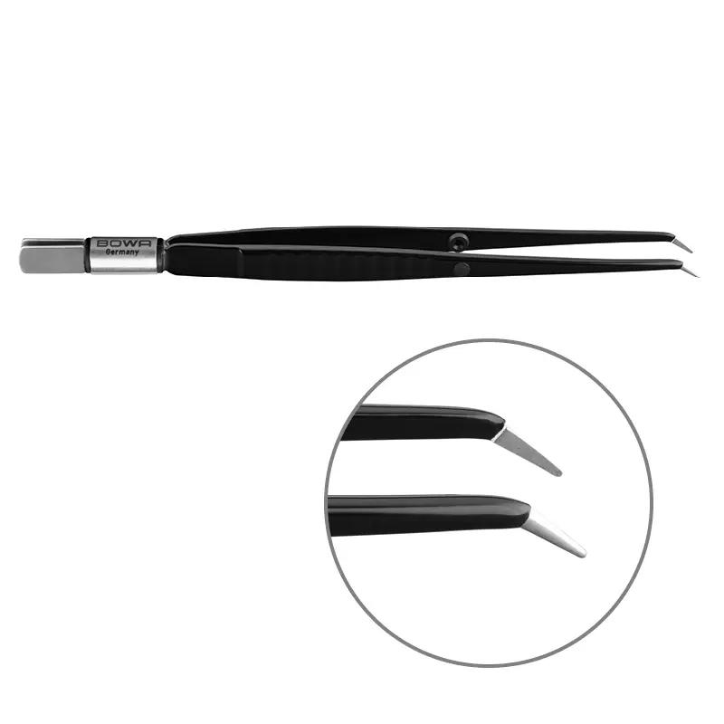 Біполярний пінцет, вигнутий, 160 мм, 6 мм x 0.5 мм. BOWA-electronic GmbH & Co. KG